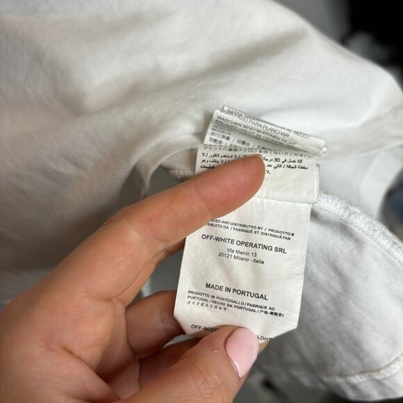 Off White Caravaggio Arrows Short Sleeve Over T-shirt - Picture 11 of 15